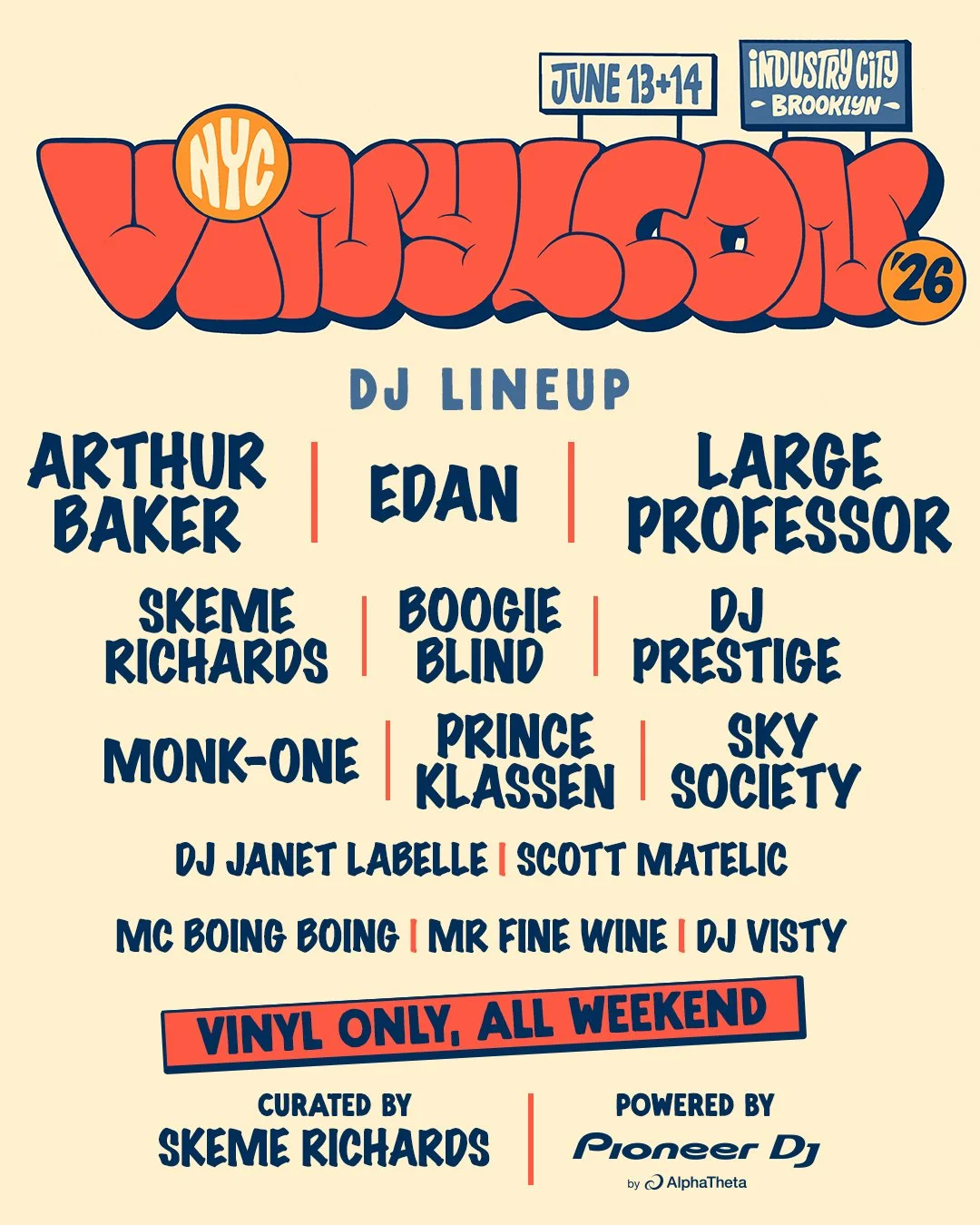VinylCon! NYC - June 13-14, 2026 | The Ticketing Co.